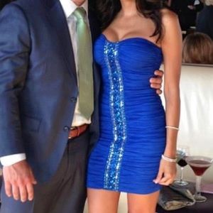 Blue Cocktail Dress